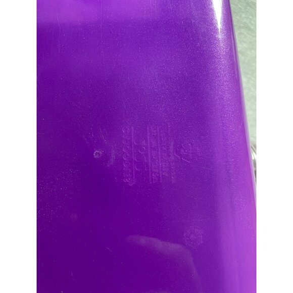 Caboodle Purple Transparent Plastic Storage Container With Handle & Secure Latch - Picture 3 of 13